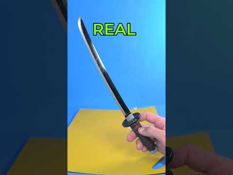 3d printed katana vs real