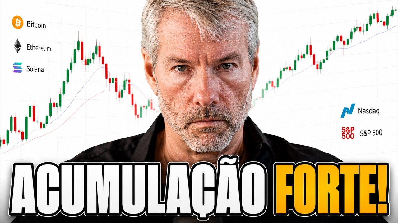 TRADING AO VIVO: ACUMULAÇÃO FORTE! BITCOIN, SP500, NASDAQ, OURO, FOREX