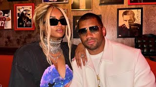 Ciara and Russell Wilson at Michael Rubin's Fanatic SuperBowl Party in Las Vegas