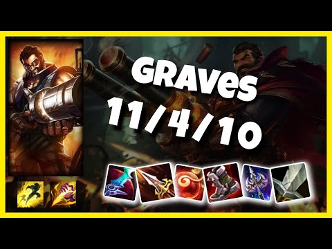 Graves vs Kayn KOREAN Challenger JUNGLE (11/4/10) Gameplay Replay - Patch 10.23
