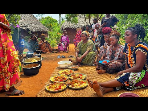 African Village life/cooking  Village food Smokey Swahili Biryani to usher in new year 2025