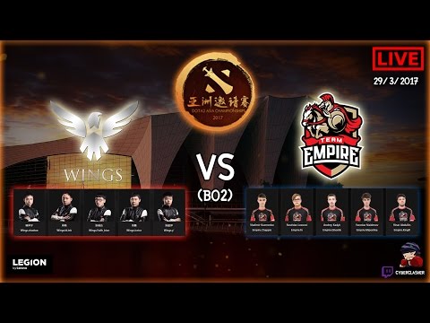 [LIVE-TH] DAC 2017: Group Stage - Wings Gaming vs Team Empire # Game 1