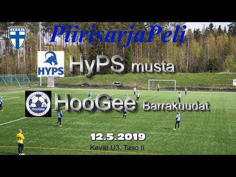 U3 Piirisarjapeli 12.5.2019 HYPS Musta vs HooGee Barrakuudat