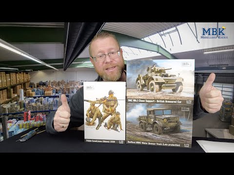 MBK packt aus #1303 - 1:72/1:35 DAC Mk.I CS, MWC Water Bowser truck late, Polish cavalrymen (IBG)