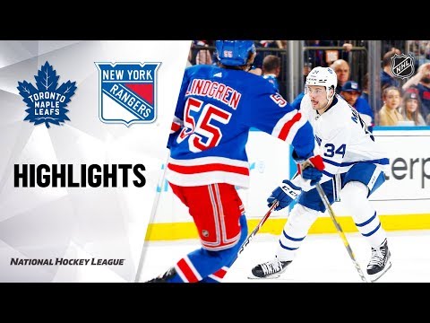 NHL Highlights | Maple Leafs @ Rangers 12/20/19