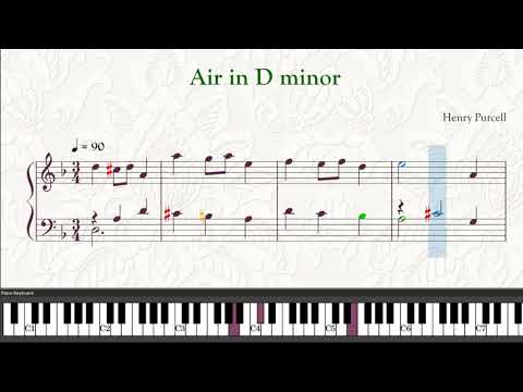 Air in D minor, Z. T676 (Minuet in D minor) by Henry Purcell