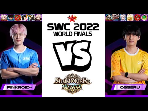 PINKROID vs OSSERU. SWC2022 WORLD FINALS (BO5) - Summoners War
