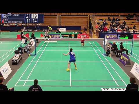 Match point - Natsuki Nidaira vs Rachael Darragh - WS, SF - Norwegian Int. 2022