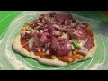 The Grilljunky 261 Pizza From The Steak Burner Top Heat Grill Pizza