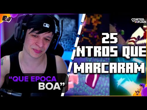 ARUAN REAGE: 25 INTROS DE MINECRAFT QUE MARCARAM A ÉPOCA! - INTROS NOSTALGICAS - Cortes do Aruan