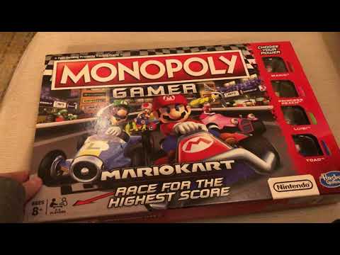 Unboxing - Monopoly Gamer Mario Kart