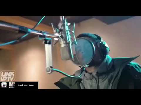 Loski ( Harlem spartan ) link up Tv behind bar full freestyle