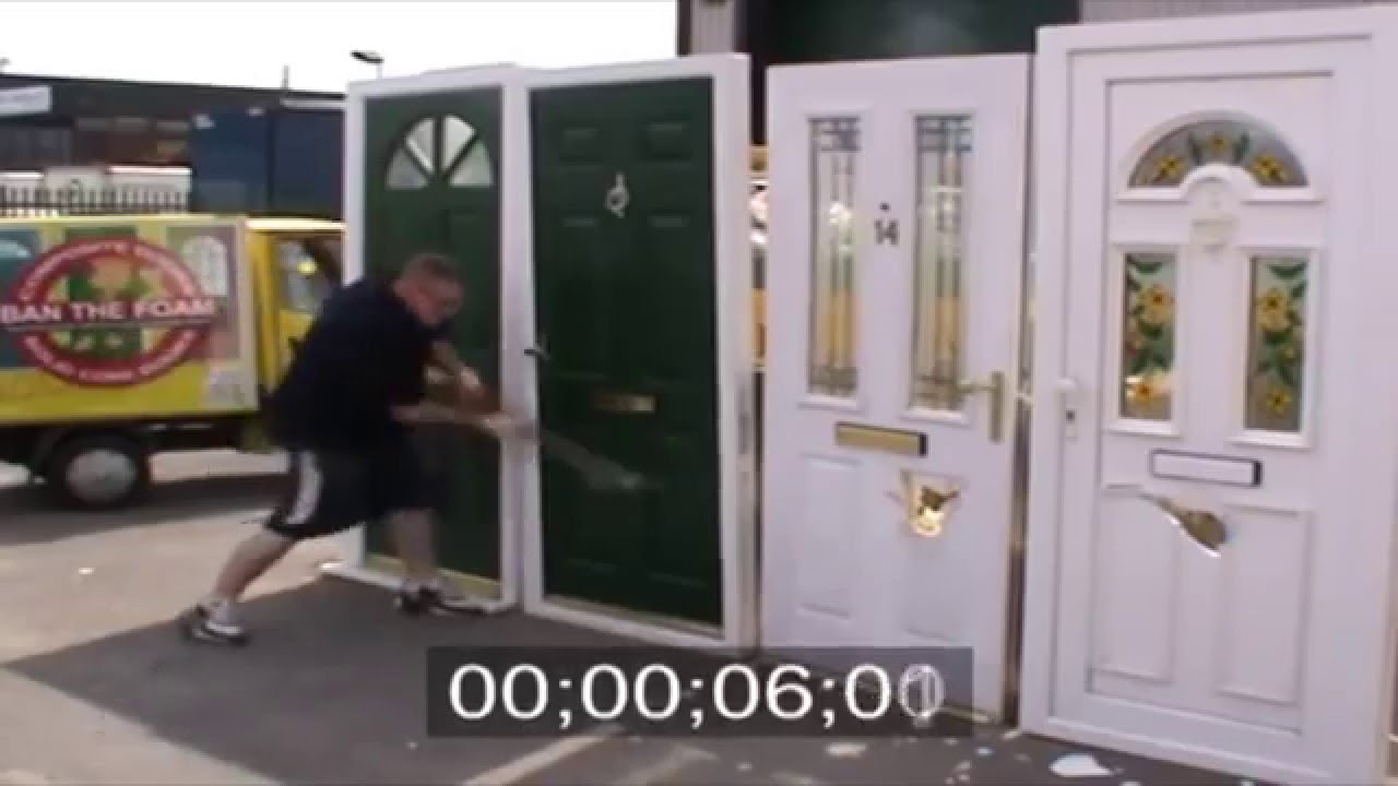 Ban the Foam – PVC and Composite Doors Security Tested. video