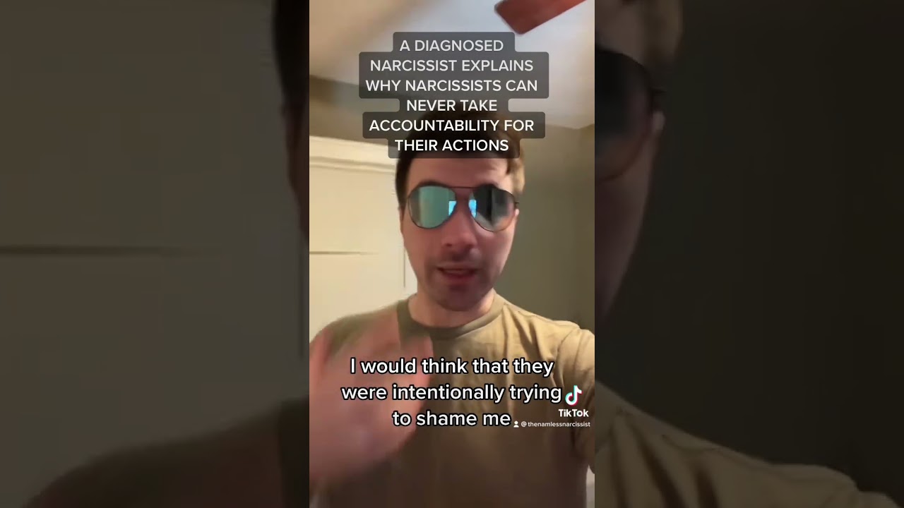 Why don't narcissistic people expect to be held accountable?