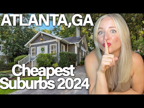 Cheapest Homes in Atlanta! Top 5 AFFORDABLE Suburbs in 2025