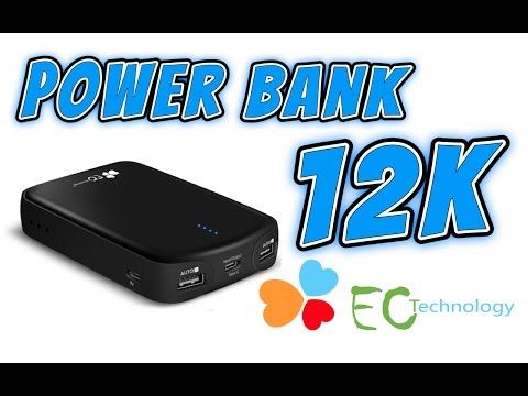Power bank 12000 mAh EC Technology