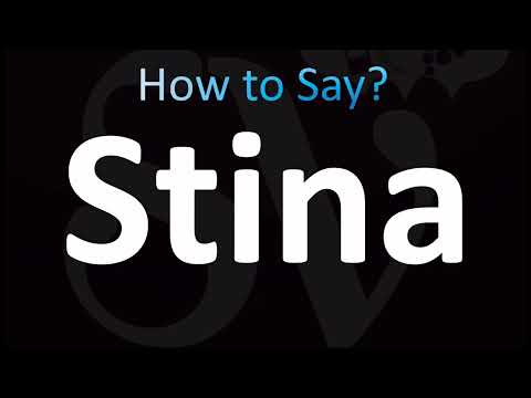 How to Pronounce Stina (CORRECTLY!)