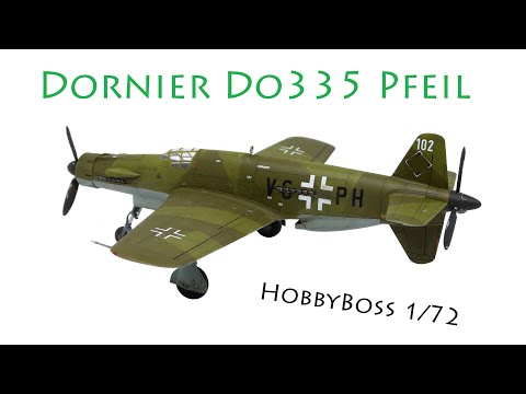 HobbyBoss Dornier Do-335 Pfeil 1/72 [Build Review]
