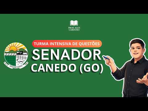 VENHA SER APROVADO(A) ! NO CONCURSO DE SENADOR CANEDO I QUESTÕES DE MATEMÁTICA