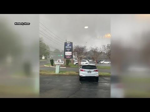 “I was very dumb”: Woman warns about close call caught on camera during tornado