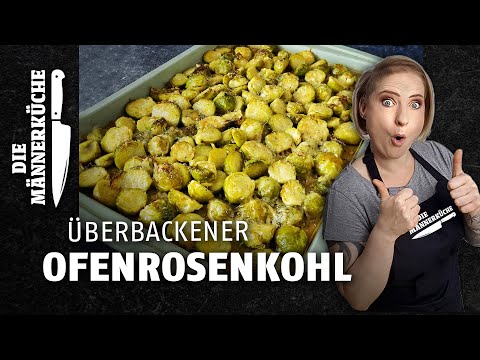 Überbackener Rosenkohl aus dem Ofen I Low Carb Abendessen