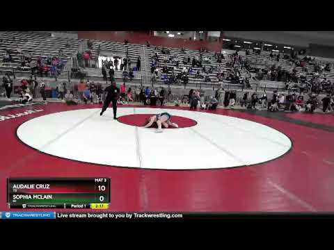 65 Lbs Quarterfinal - Claire DiCugno, WA Vs Maddie Kubicki, MO 88df