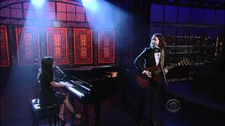 The Civil Wars - Poison &amp; Wine on Letterman 10-26-2011