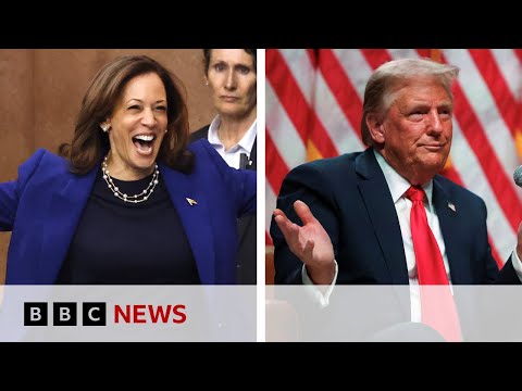 Video | US election: Kamala Harris and Donald Trump target swing states in southwest | BBC News