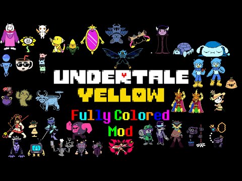 Undertale Yellow Fully Colored Mod   All Encounters