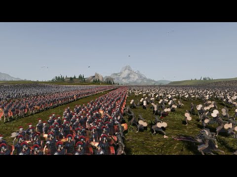 ROMAN AND ARCHER DEFEND AGAINST 200,000 PERSIAN TROOPS - Ultimate Epic Battle Simulator 2
