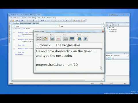 Zorphion Visual Basic Tutorial 2 A Working Progressbar