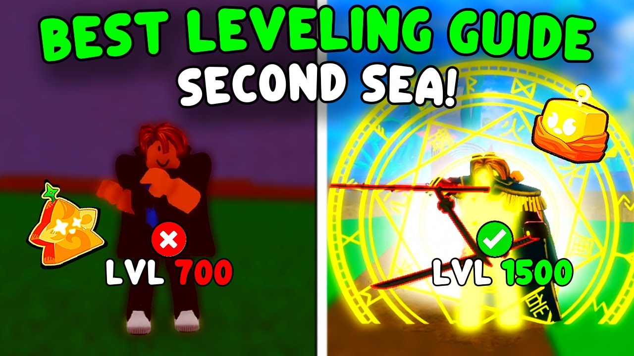 The ULTIMATE Second Sea Leveling Guide in Blox Fruits
