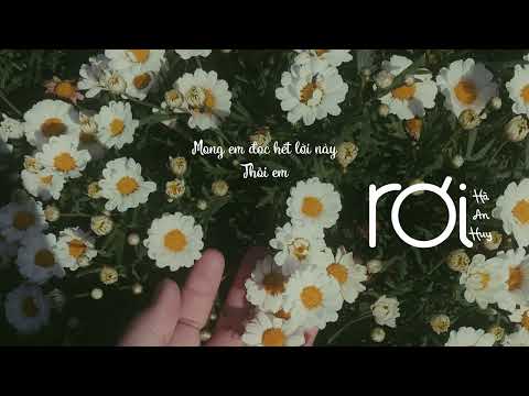 ♪ Rơi | Hà An Huy「MV Lyrics」