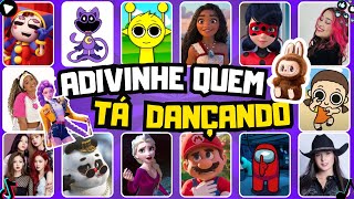 👯😯QUEM ESTÁ DANÇANDO😱💃Apenas 2% acerta todos os desafios!| Elsa, Black Pik,Mine,Emilly Vick 56