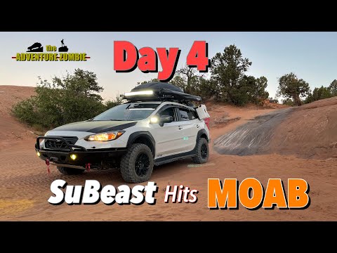 Day 4: Ending the day at Moab, where I try the Fins & Things Trail