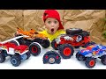 Vlad Dan Niki Bersenang Senang Dengan Mainan Hot Wheels Monster Truck RC Baru