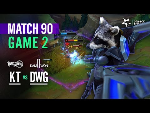 KT vs DWG Match90 Game2 Highlight | 2019 LCK Spring