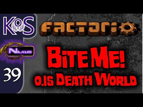 Factorio 0.15 Bite Me! Ep 39: BELT SNAFU - Death World COOP MP Gameplay, Let's Play