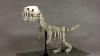 How To Build a LEGO T-Rex Skeleton