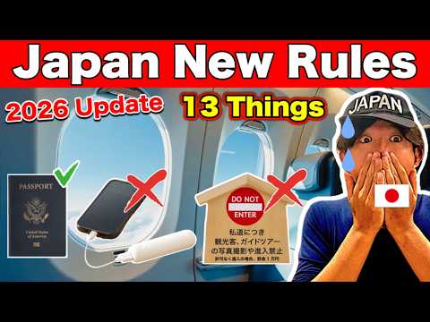 JAPAN HAS CHANGED | 13 New Travel Rules Tourists Must Know 2026