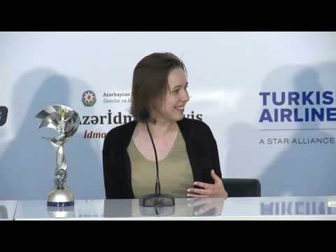 Day 9. Press conference with Muzychuk Mariya, team Ukraine