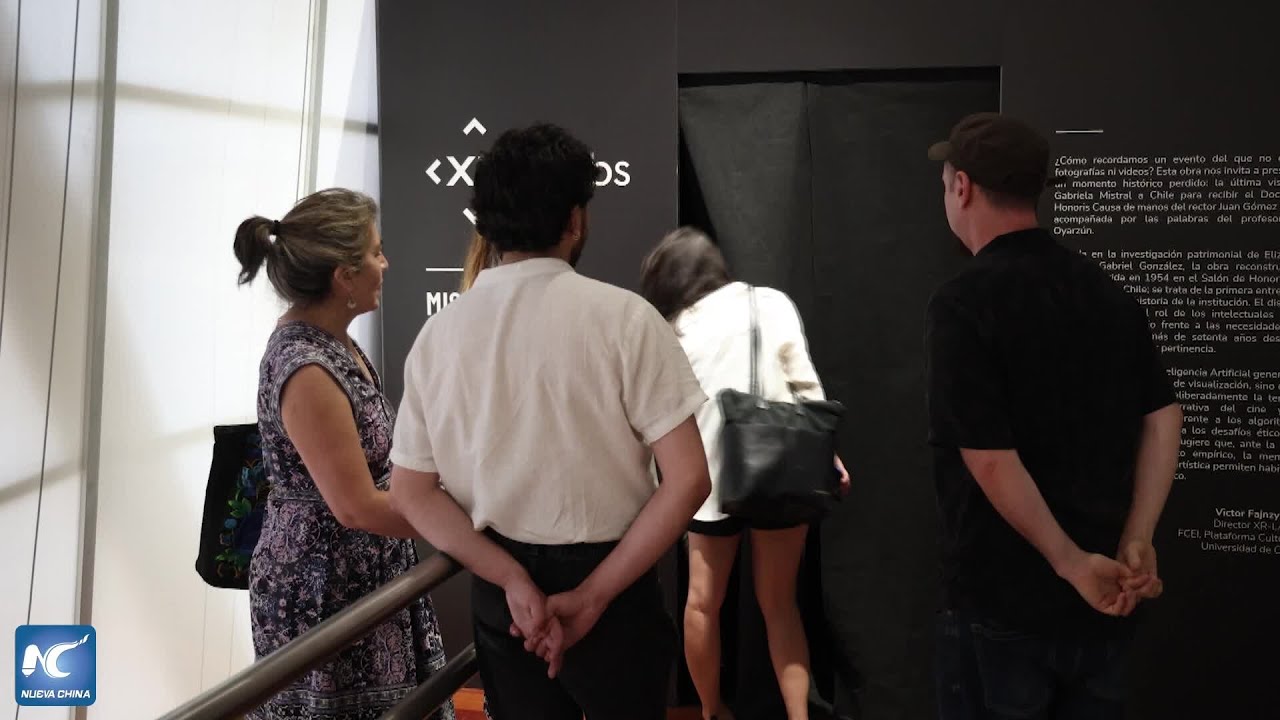 Chile reinterpreta a Nobel de Literatura Gabriela Mistral con arte e inteligencia artificial