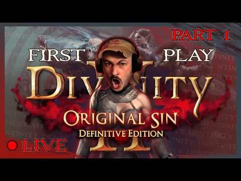 🔴DIVINITY: ORIGINAL SIN 2 - First Play - Part 1 #DivinityOriginalSin2 #LarianStudios #Divinity