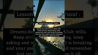 Download lagu Lesson from Surah Yusuf | Islamic whatsapp status#shorts mp3