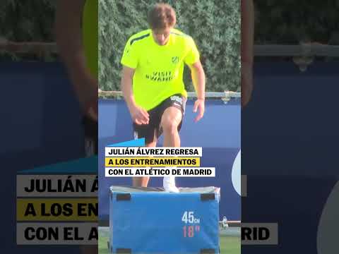JULIÁN ÁLVAREZ vuelve a los entrenamientos con el Atlético de Madrid #shorts