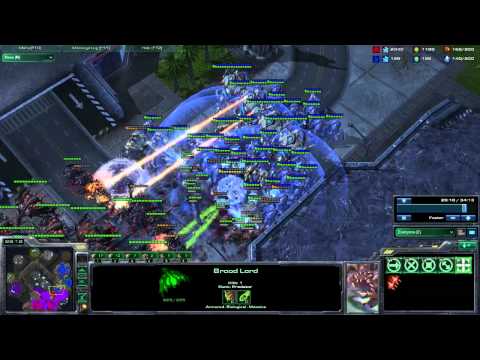 Protoss deathball versus zerg deathcloud