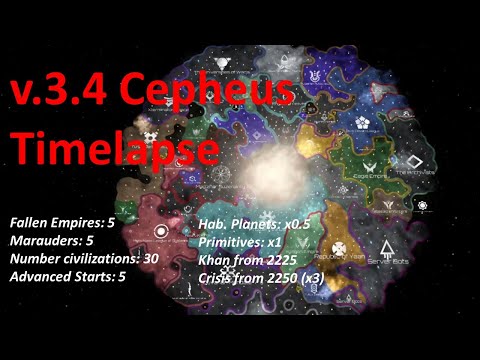 500 year timelapse Stellaris v.3.4