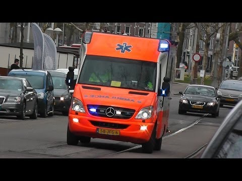 [Compilatie] 14X A1/Spoed Ambulance`s in Amsterdam
