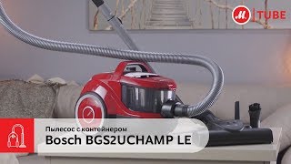Обзор пылесоса с контейнером для пыли Bosch BGS2UCHAMP Limited Edition