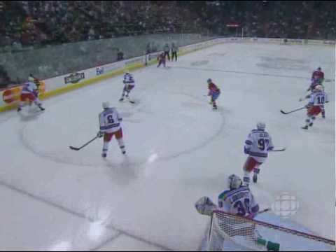 Michael Cammalleri's Goal Against New York Rangers (January 23 2010)